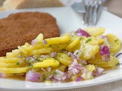Leichter Kartoffelsalat ohne Mayonnaise