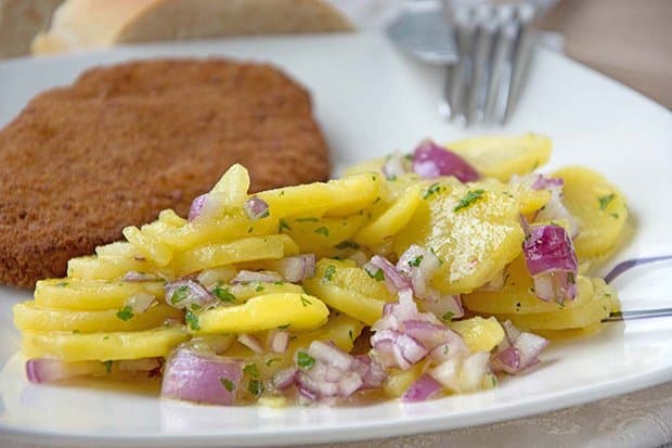 Leichter Kartoffelsalat ohne Mayonnaise