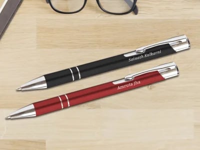 Personalisiert Kugelschreiber mit Textmarker kombinieren: doppelte Wirkung