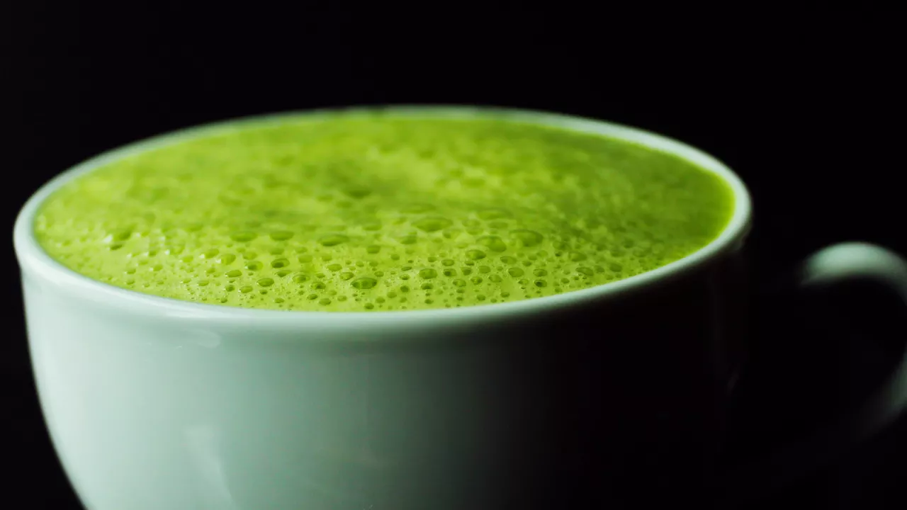 Matcha Grünteepulver die neue gesunde Kaffeealternative