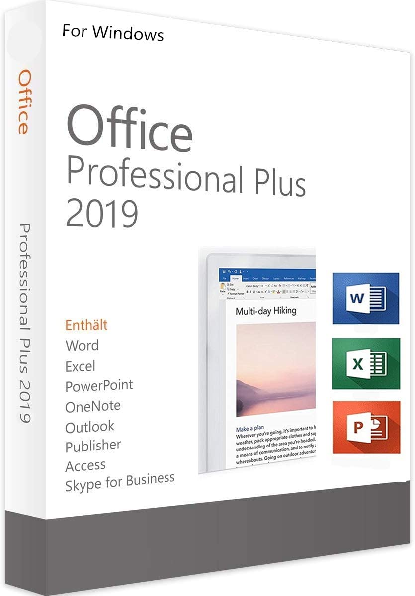 MICROSOFT OFFICE PROFESSIONAL PLUS 2019 ÜBERPRÜFUNG