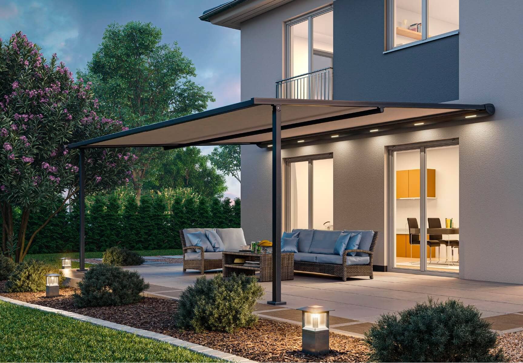 Pergola Markise: Wetterfest und stilvoll zugleich