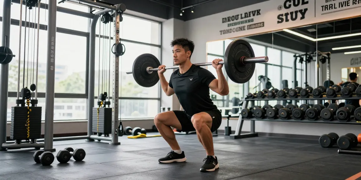 Selliza Shop Fitness-Training mit Gewichten und motivierender Ambiente