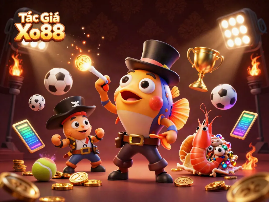 Tác Giả Xo88 captures the excitement of online gambling with vivid characters and dynamic sports elements.