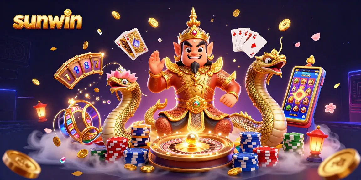 Sunwin slots showcase vibrant guardian and dynamic casino elements for immersive gameplay.