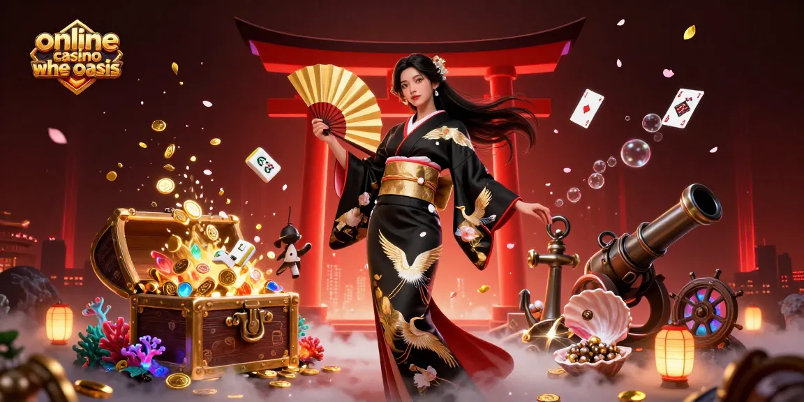 Experience online casino ohne oasis in an energetic escape with vibrant characters and casino elements.