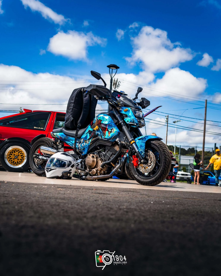 avatar custom design motorcycle wrap with Honda Grom (1)