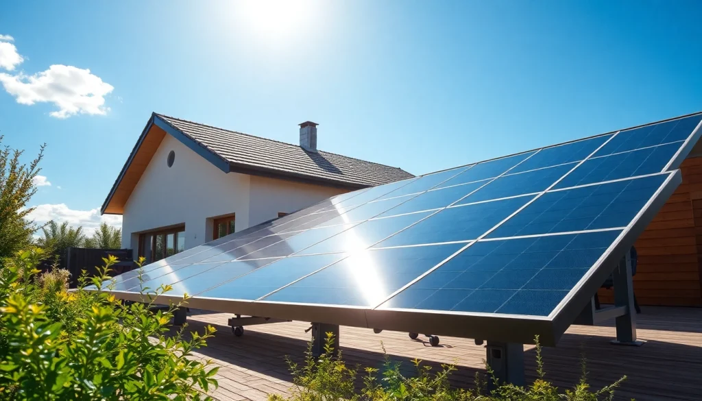 Installation der PV anlage kosten wien auf einem modernen Hausdach in Wien.