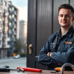 Schlüsseldienst Mannheim – Professioneller Schlüsseldienst, der bei Türproblemen hilft und Fachwissen sowie moderne Werkzeuge zeigt.